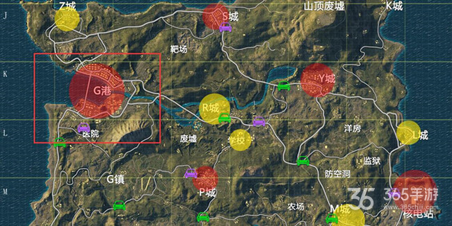 绝地求生：刺激战场G港地图解析