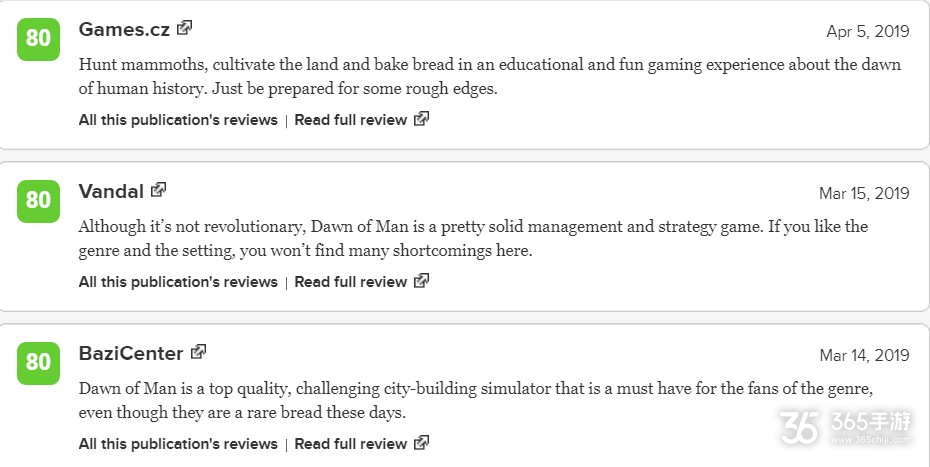 《人类黎明》M站均分74 媒体和玩家评分比较一般